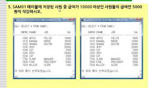 29강 oracle 11g SQL table insert, update, delete DML(오라클 DML)