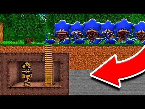 BASE SECRETA VS APOCALIPSIS DE SHIN SONIC EN MINECRAFT 😱