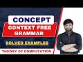 Context Free Grammar CFG In Automata Formal Definition Example TOC FLAT