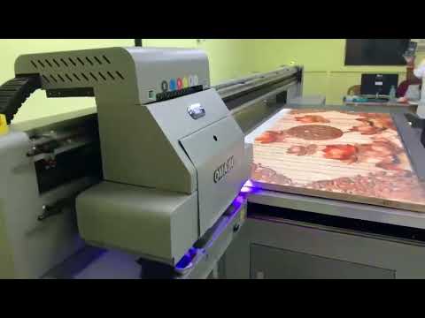 UV Flatbed Hybrid Printer