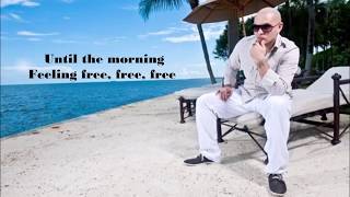 FREE FREE FREE - PITBULL (Lyrics Video) ft.THERON THERON