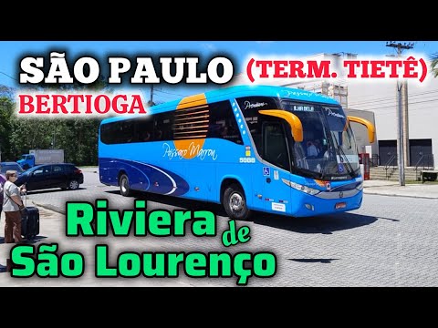 Viação Pássaro Marrom / São Paulo (Terminal Tietê) x Riviera de São Lourenço (Bertioga) #viagem 