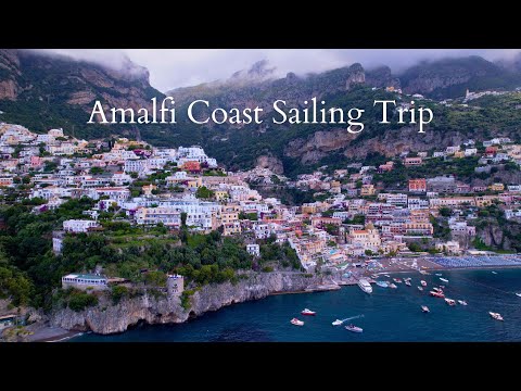 Sailing the Amalfi Coast in Italy on a Chartered Sailboat | 4K Scenic Video