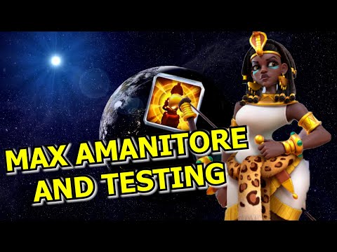 Unlock And Max Amanitore l Testing l Rise Of Kingdoms