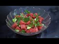 Watermelon Cucumber Salad!🍉🥒