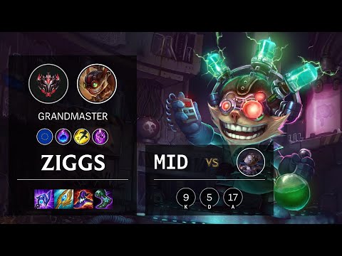 Ziggs Mid vs Orianna - EUW Grandmaster Patch 11.5