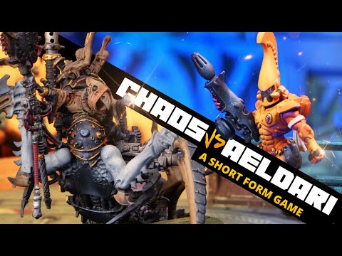 NEW Chaos Space Marines vs Aeldari Seer Council - Warhammer 40k Battle Report