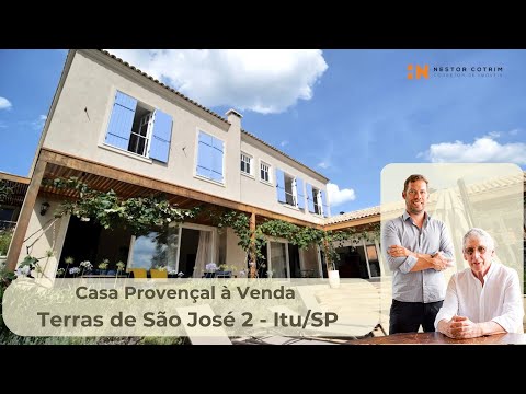 Vídeo — IMÓVEL PROVENÇAL À VENDA NO CONDOMÍNIO TERRAS DE SÃO JOSÉ 2, EM ITU SP — Itu