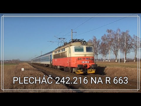 ČD 242.216 - R 663 „Rožmberk“ - Kardašova Řečice - 1.1.2020