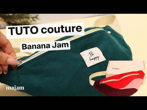Sewing the Banana Jam: Sew your bag step by step (2 versions included)