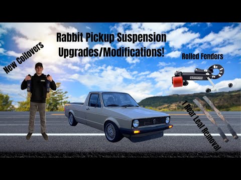 1.8T MK1 Rabbit Pickup Suspension Upgrades!