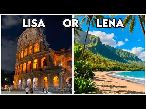 Lisa oder Lena? 🌴 Würdest du lieber: Urlaubsausgabe!