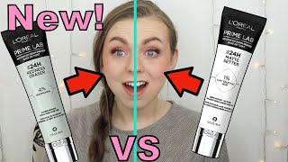 NEW L'Oreal Prime Lab Redness Eraser Primer VS L'Oreal Prime Lab Matte Setter Primer