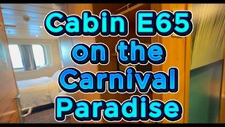 Cabin E65 on the Carnival Paradise - Ocean View Cabin
