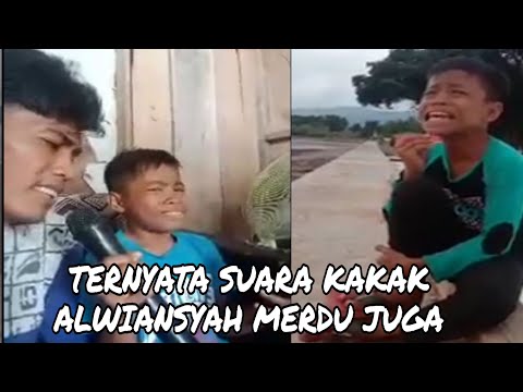 Bocah viral... kumpulan Alwiansyah nyanyi bareng kakaknya