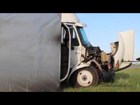 Raw video: Semi rollover on I-80 east of Grand Island