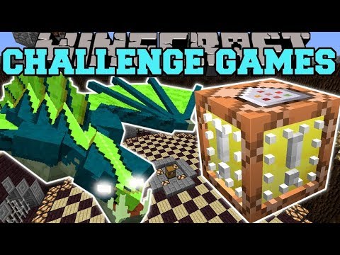 PopularMMos Pat and Jen minecraft flying naga challenge games lucky block mod modded mini game