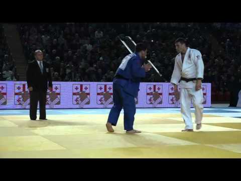 Grand Prix Tbilisi SEN 2015 90 F LIPARTELIANI VARLAM GEO GVINIASHVILI BEKA GEO ARBITRE NAME IJF LW