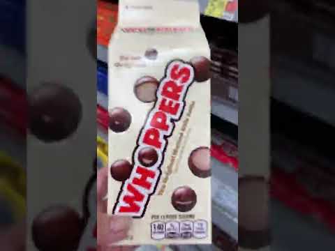 ASMR MOST SATISFYING WHOPPERS MALTED MILK BALLS#short #whoppers #milk #balls #satisfying