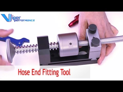 Braided hose fitting crimping tool by VIPER PERFORMANCE