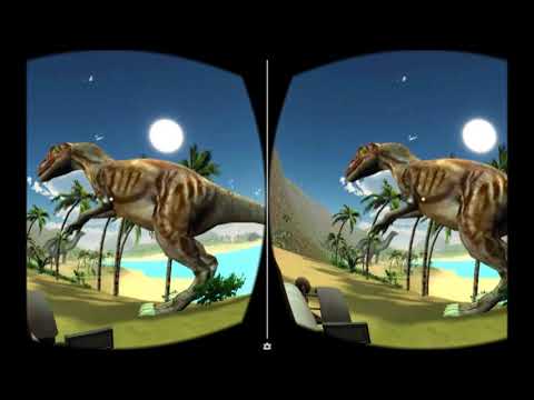 VR Time Machine Dinosaur Park 