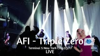 AFI - Triple Zero Live Terminal 5 New York City 2/3/17