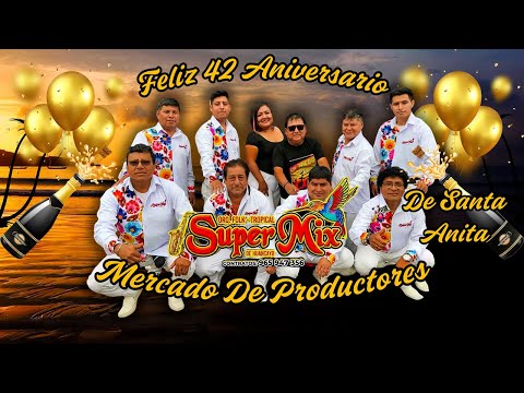 MIX AYRAMPITO HUAYNOS CON LA ORQUESTA SUPER MIX DE HUANCAYO EN EL MERCADO DE PRODUCTORES