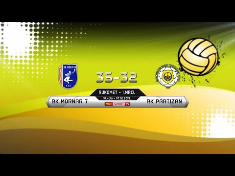 1.MCR liga | RK Mornar 7 vs RK Partizan | Highlights