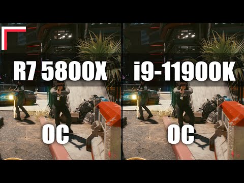 AMD Ryzen 7 5800X OC vs Intel Core i9-11900K OC — Test in 8 Games! [1080p, 1440p]