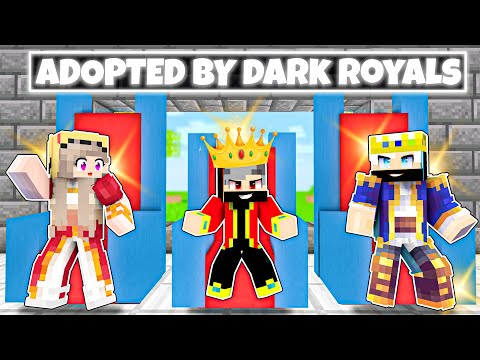 Adopted By DARK ROYALS in Minecraft! (Hindi)