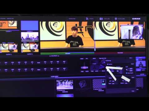 How to move graphics on the tricaster
