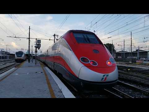 🇮🇹 UltraHD 4K Frecciarossa ETR500-38 with train AV 9743 Milano-Venice