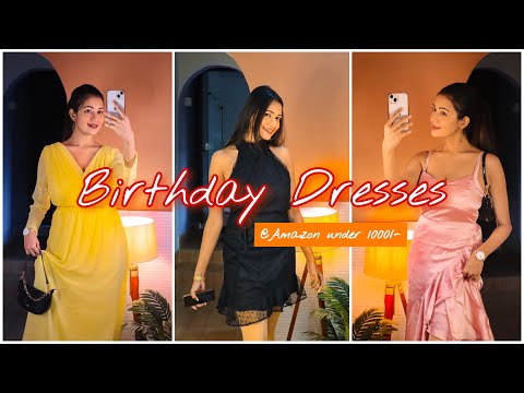 Birthday/Party Dresses Haul| Amazon Haul | Amazon...