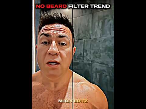 No beard filter trend💀☠️#edit #troll #trollface