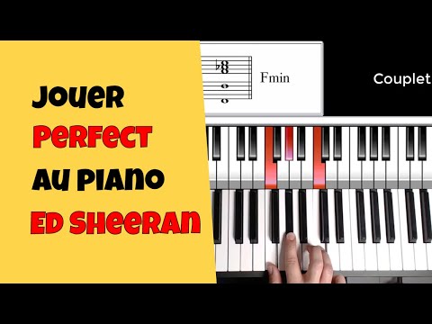 Ed Sheeran Perfect piano - Tuto piano facile (extrait)