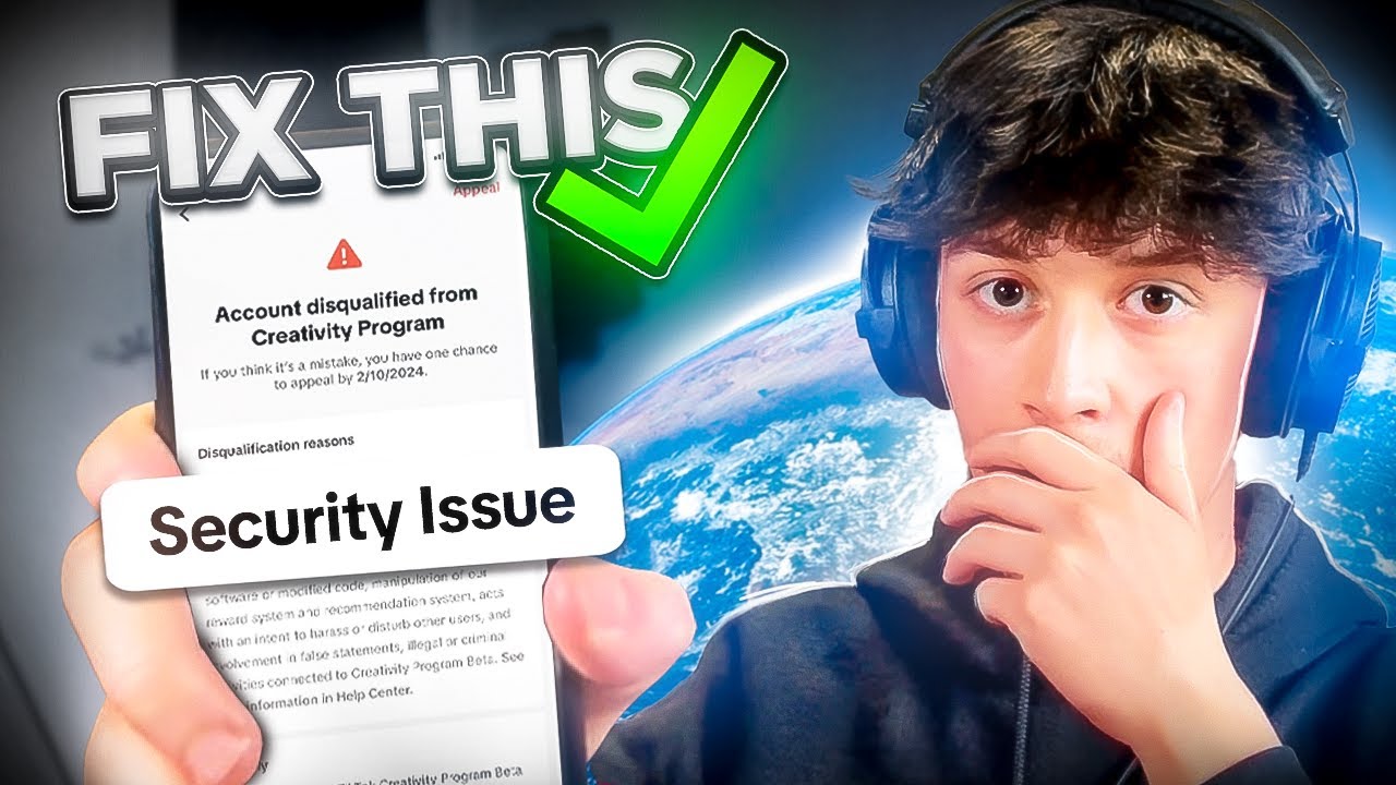 How to Join TikTok Creator Rewards Program from ANY Country (FIX SECURITY ERROR)