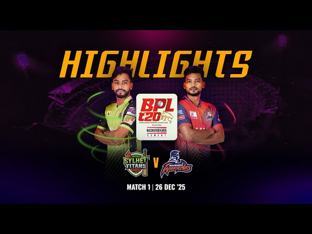 Highlights | Sylhet Titans 🆚 Rajshahi Warriors | Match 1 | BPL 2026