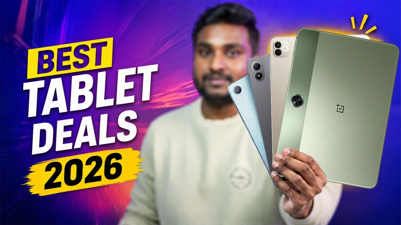 Top 5 Best Tablet Deals 2026 💸 Flipkart Sale Under ₹25,000🚀
