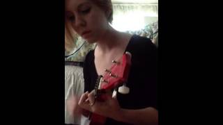 Denison Witmer California Brown and Blue ukulele cover