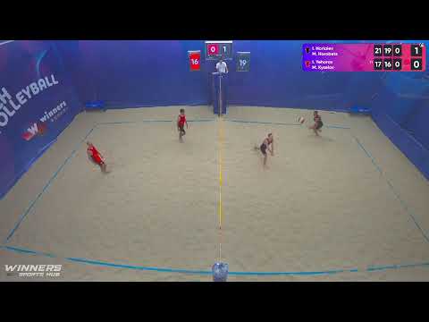 12:50 I. Horiaiev / M. Horobets - I. Yehorov / M. Kyselov 15.08.2022 | Winners Beach Volleyball