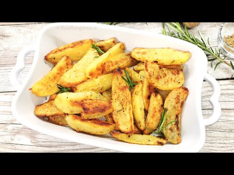 Patate al forno croccanti e perfette, prelessate