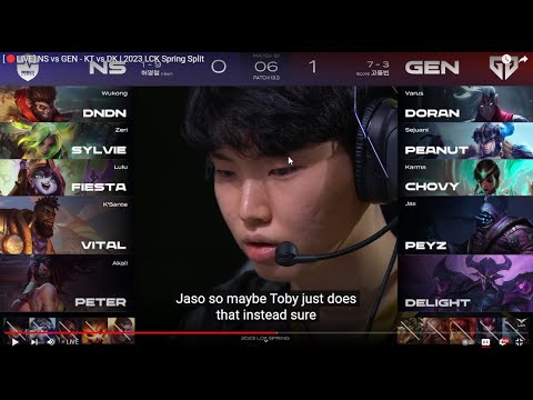 NS vs GEN Game 2 Highlights and Key moments *CHOVY KASSADIN MID* Game 1 LCK Spring Season 2023 W6D1