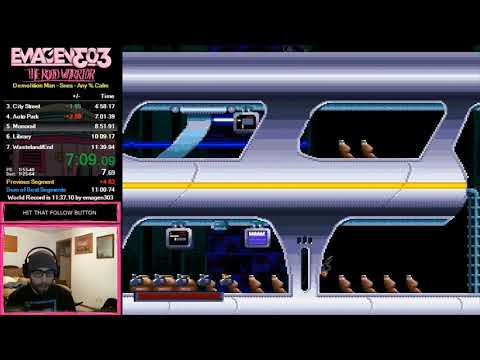 Demolition Man - Snes - World Record speedrun 11:36:84