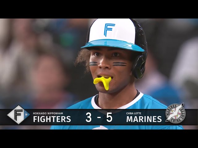 【7回裏】ファイターズ・水谷瞬 変化球を捉えセンター前に打ち返すタイムリーヒット!! 2025年4月27日 北海道日本ハムファイターズ 対 千葉ロッテマリーンズ