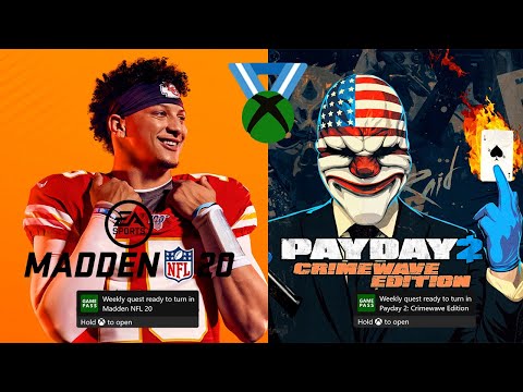 Madden 20 & Payday 2 - Gamepass Quest - January Week 4