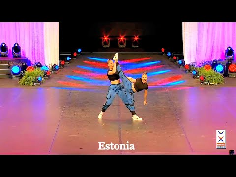 TEAM ESTONIA | Hip Hop Doubles 📣🌟💜🌟 2022 ICU World Cheerleading Championships 🔥🔥