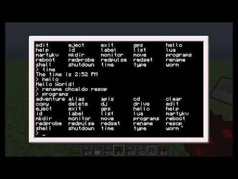 [ComputerCraft] Tutorial #1 - Základy a ovládání počítače (CZ HD)