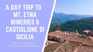 Sicily Travel Vlog: Touring Mt. Etna Vineyards, Wineries & Historic To