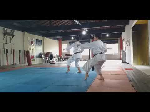 Nanbeikai karatedo Genseiryu Butokukai Brasil Kata sansai