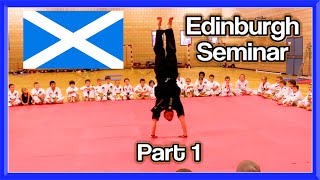 Edinburgh Taekwondo Seminar Part 1 (Ginger Ninja Trickster)